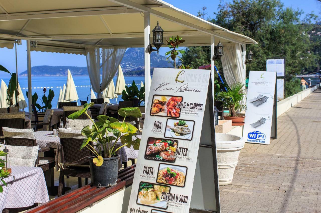 Apartments Kuce Lekovica Beach & Snack Bar- Bistro Zewnętrze zdjęcie